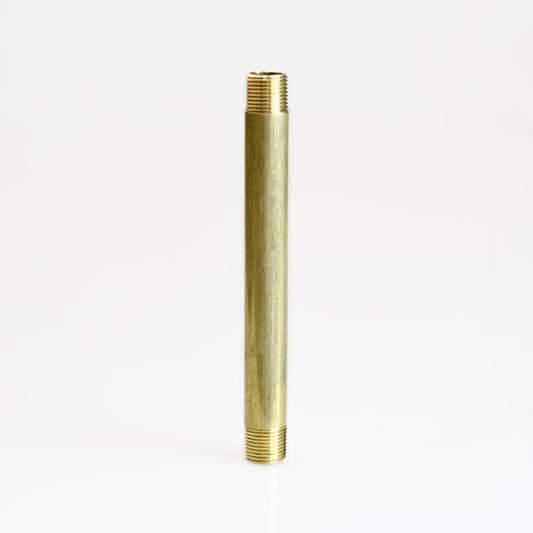 ATC 3/8 in. MPT in. X 3/8 in. D MPT Yellow Brass Nipple 6 in. L