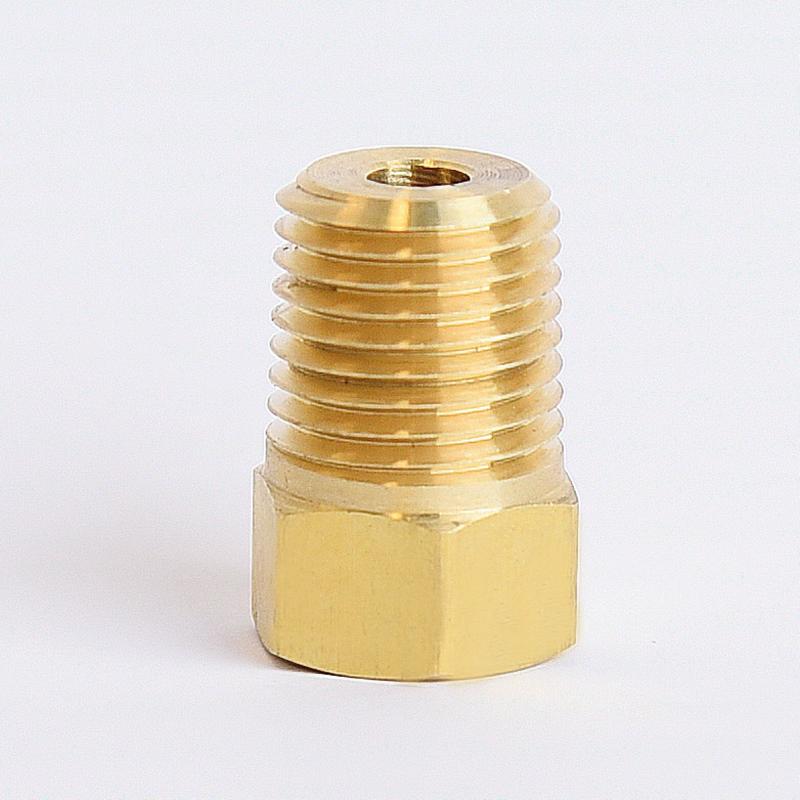 ATC 1/4 in. Flare X 1/4 in. MPT Brass Inverted Flare Adapter