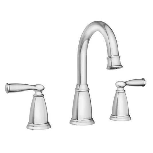 Moen Banbury Chrome Traditional Widespread Bathroom Sink Faucet 8 - 16 in.