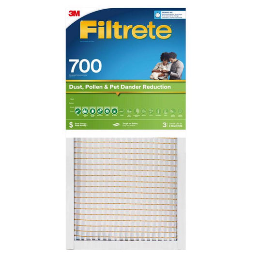 Filtrete 14 in. W X 30 in. H X 1 in. Polypropylene 700 MPR Pleated Air Filter 1 pk
