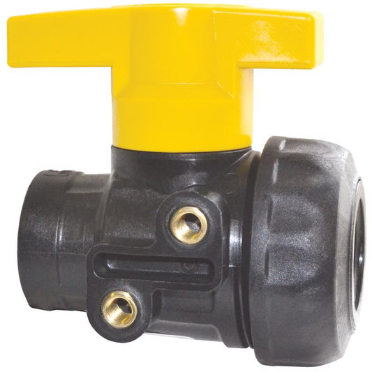 Green Leaf 1-1/4 in. Polypropylene Female Union Ball Valve