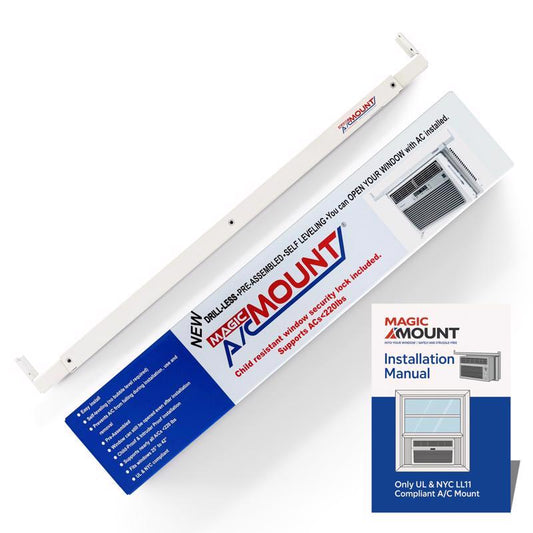 Magic AC Mount AC Support Bracket 1.5 in. W X 24 in. H White