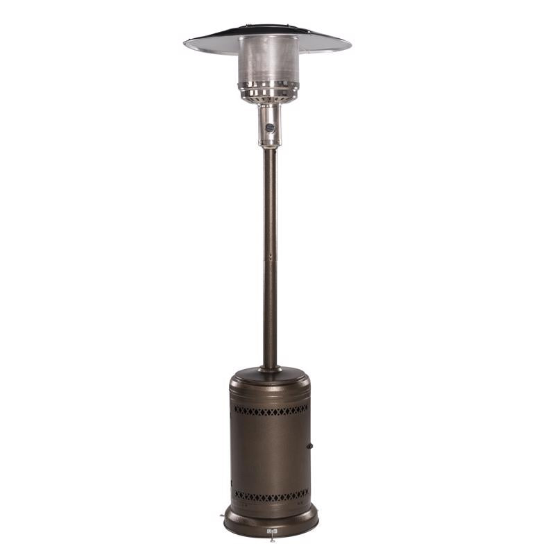 Living Accents 47000 BTU Propane Steel Freestanding Patio Heater 250 sq ft
