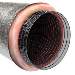 Imperial R8.0 25 ft. L X 16 in. D Silver Poly Duct MEA-1625-8-A