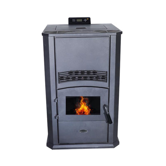 Comfortbilt Alpine EPA Certified 2800 sq ft Modern Wood Pellet Stove 120 lb. cap. Hopper