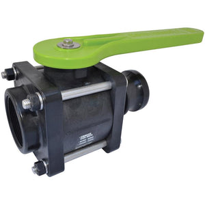 Green Leaf 2 in. Polypropylene FPT X MALE Ball Valve Full Port VF204FP