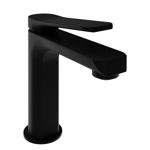 Anzzi Matte Black Contemporary Single-Hole Bathroom Sink Faucet