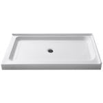 Anzzi Port 5.5 in. H X 36 in. W X 48 in. L White Shower Base