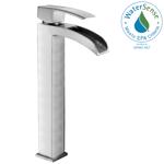 Anzzi Key Brushed Nickel Contemporary Single-Handle Bathroom Sink Faucet
