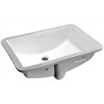 Anzzi Pegasus Ceramic Bathroom Sink 14.5 in. W X 21 in. D White