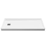 Anzzi Seer 4 in. H X 30 in. W X 60 in. L White Shower Base