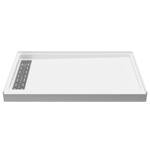 Anzzi Soar 4 in. H X 32 in. W X 48 in. L White Shower Base
