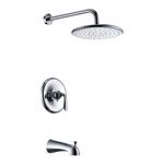 Anzzi Meno Chrome Brass 1 settings Showerhead 1.8 gpm