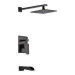 Anzzi Mezzo Series Oil Rubbed Bronze Brass 1 settings Wallmount Showerhead 1.8 gpm