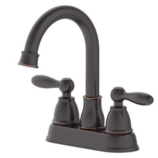 Oakbrook Collection Jennifer Oil Rubbed Bronze Traditional Centerset Bathroom Sink Faucet 4 in.