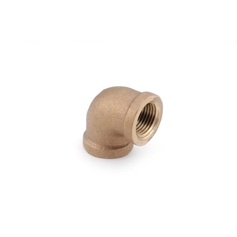 Anderson Metals 1/2 in. FPT in. X 1/2 in. D FPT Red Brass 90 Degree Elbow