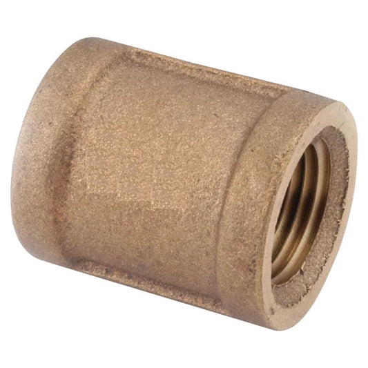 Anderson Metals 1 in. FPT in. X 1 in. D FPT Red Brass Coupling