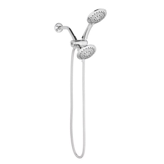 Oakbrook Collection Chrome Plastic 6 settings Showerhead Combo 1.8 gpm