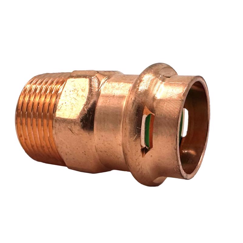 QuickFitting 1/2 in. Press in. X 1/2 in. D Male in. Copper Adapter
