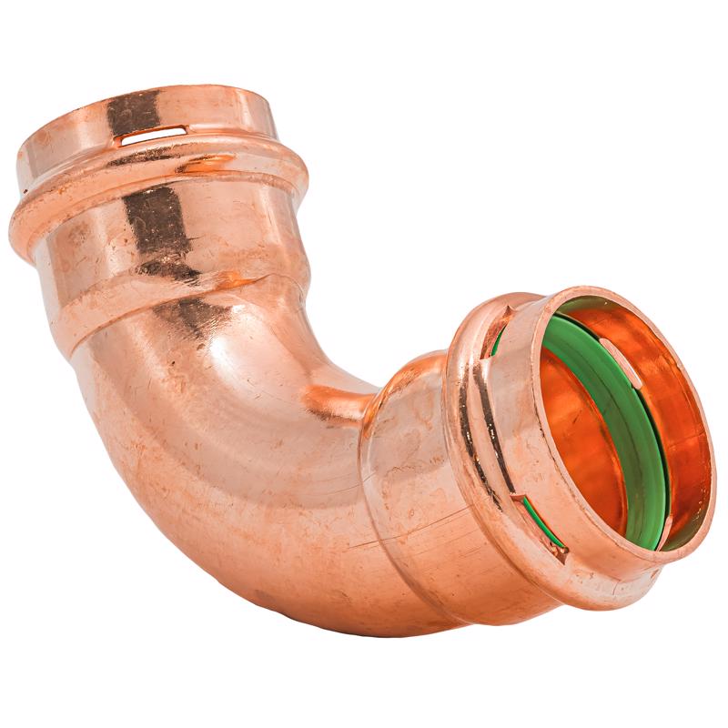 QuickFitting 1-1/2 in. Press in. Press in. Copper 90 Degree Elbow
