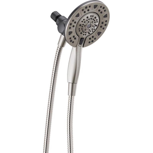 Delta Brushed Nickel Stainless Steel 4 settings Showerhead Combo 1.75 gpm