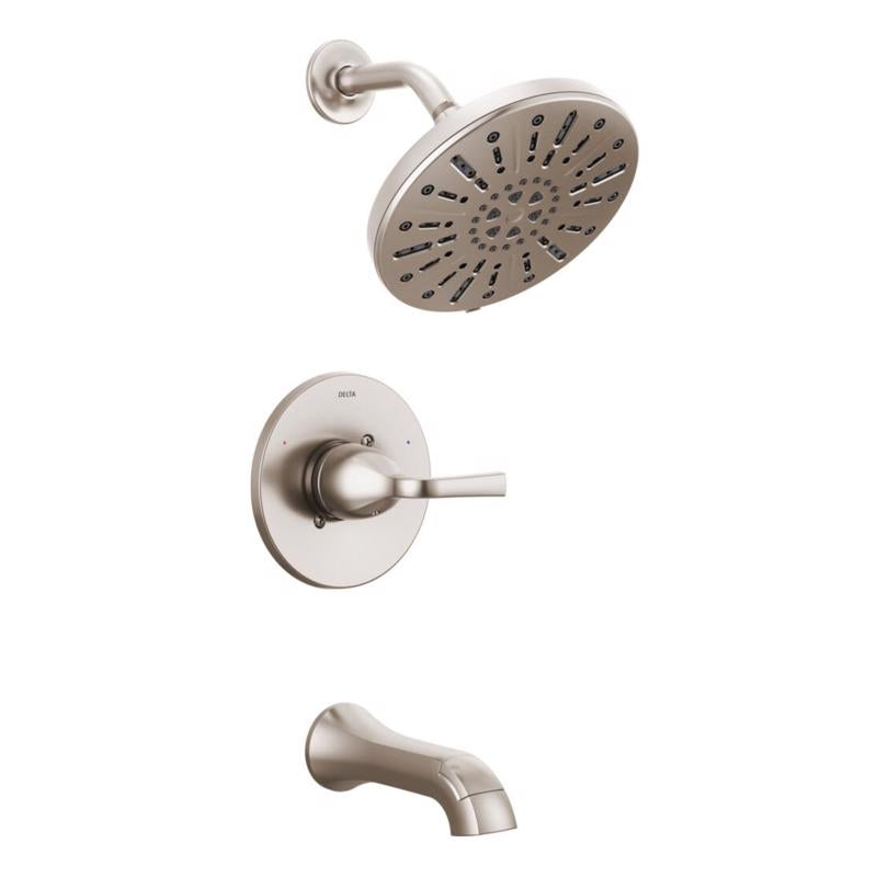 Delta Dallace 1-Handle Stainless Steel Tub and Shower Faucet