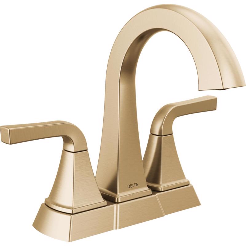 Delta Knoxville Bronzed Gold Transitional Centerset Bathroom Sink Faucet 4 in.