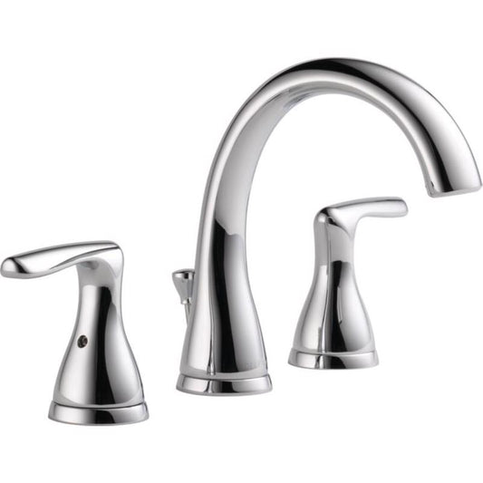 Delta Foundations Chrome Traditional Widespread Bathroom Sink Faucet 16 in.