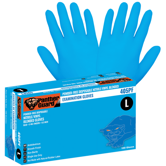 Nitrile / Vinyl Blended Gloves 405PF-XL (Case of 10 Box)