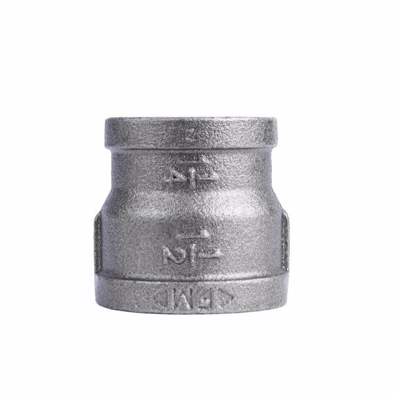 STZ Industries 1-1/2 in. FIP x 1-1/4 in. FIP Black Malleable Iron Reducing Coupling
