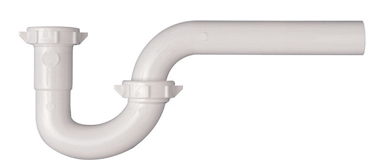 Keeney 1-1/2 in. Slip mount X 1-1/2 in. D Slip Plastic P-Trap 1 pk