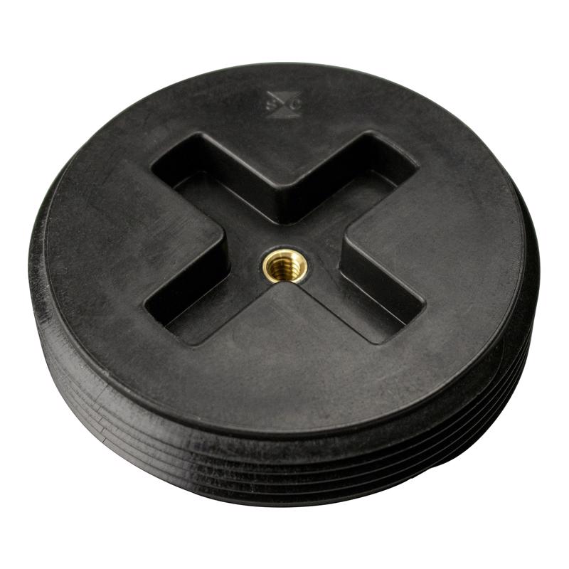 Sioux Chief 3-1/2 in. MPT in. X 3-1/2 in. D MPT in. ABS Threaded Plug