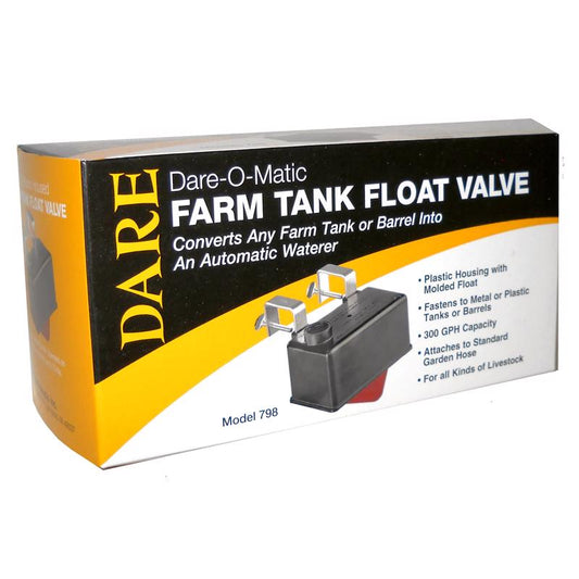 Dare 300 gph Plastic Farm Tank Float Valve
