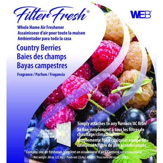 Web FilterFresh Country Berry Scent Air Freshener 0.8 oz Gel
