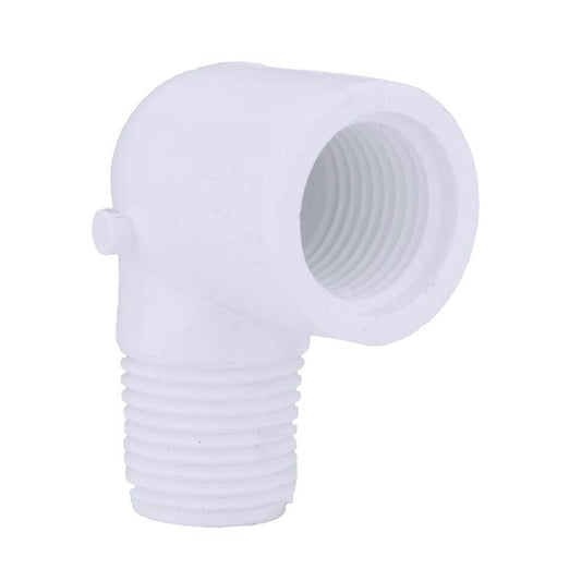 Charlotte Pipe Schedule 40 1 in. MPT X 1 in. D FPT PVC 90 Degree Street Elbow 1 pk