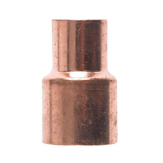 NIBCO 3/4 in. Sweat X 1/2 in. Sweat Copper Coupling with Stop 1 pk