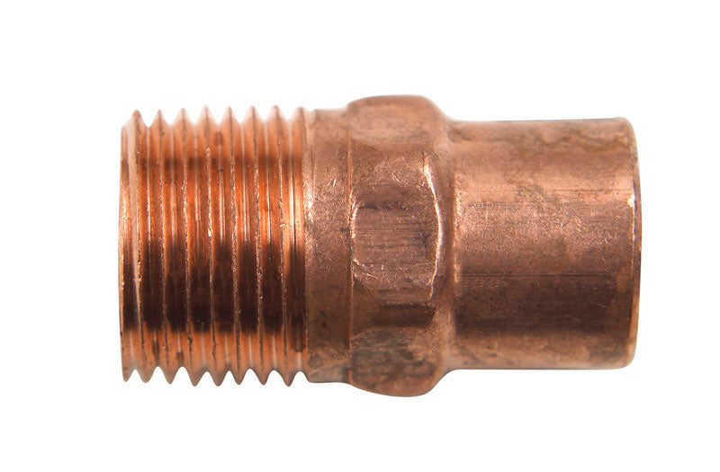 NIBCO 3/8 in. Copper X 3/8 in. D MIP Copper Pipe Adapter 1 pk