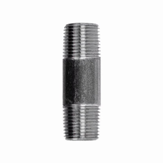 STZ Industries 1/8 in. MIP each X 1/8 in. D MIP Black Steel 2-1/2 in. L Nipple