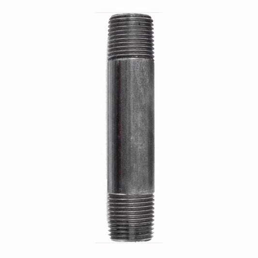 STZ Industries 1/8 in. MIP each X 1/8 in. D MIP Black Steel 4 in. L Nipple