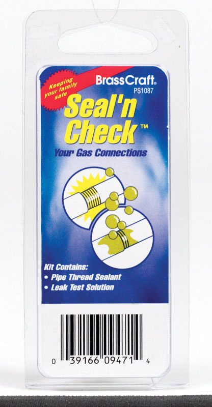 Seal-N-Check Clear Gas Connector Sealant Kit