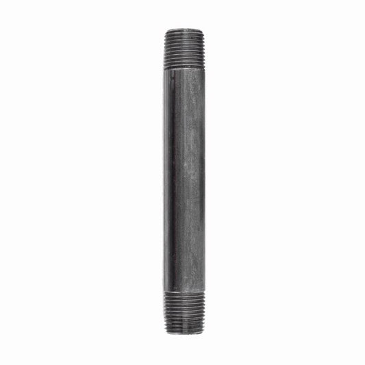 STZ Industries 1/8 in. MIP each X 1/8 in. D MIP Black Steel 6 in. L Nipple