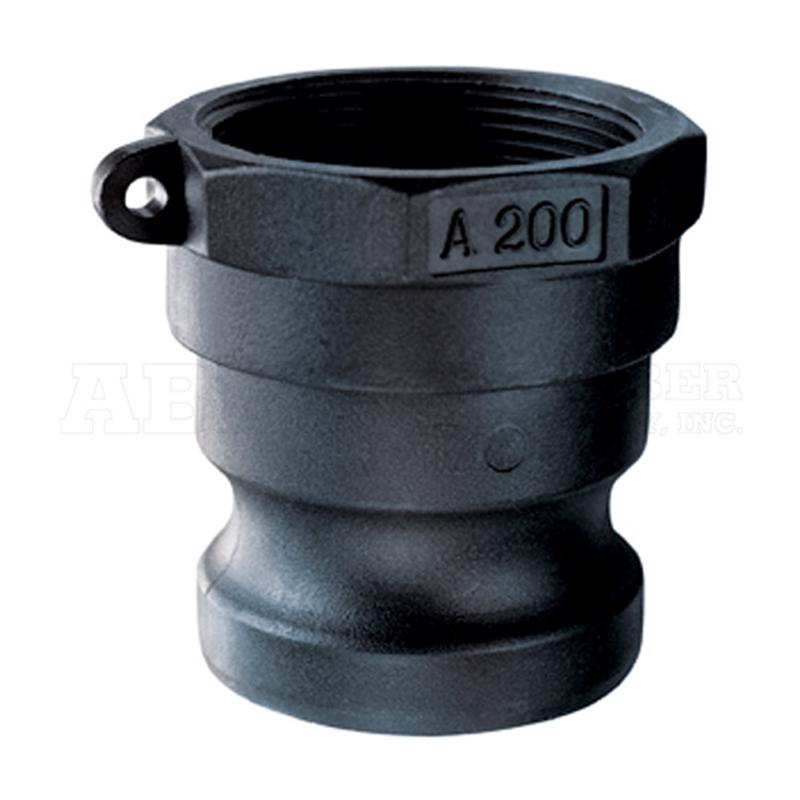 Abbott Rubber Polypropylene 1-1/2 in. D X 1-1/2 in. D Male Adapter 1 pk