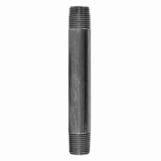 STZ Industries 3/8 in. MIP each X 3/8 in. D MIP Black Steel 5-1/2 in. L Nipple
