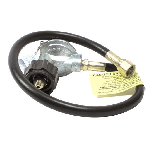 Mr. Heater 3/8 in. D X 22 in. L Brass/Plastic Acme Nut x Female Flare Hose Assembly and Regulator