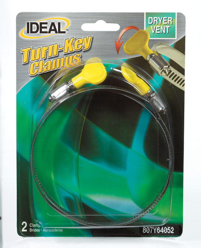 Ideal Tridon 2-1/2 in to 4-1/2 in. 64 Hose Clamp Stainless Steel Turn Key