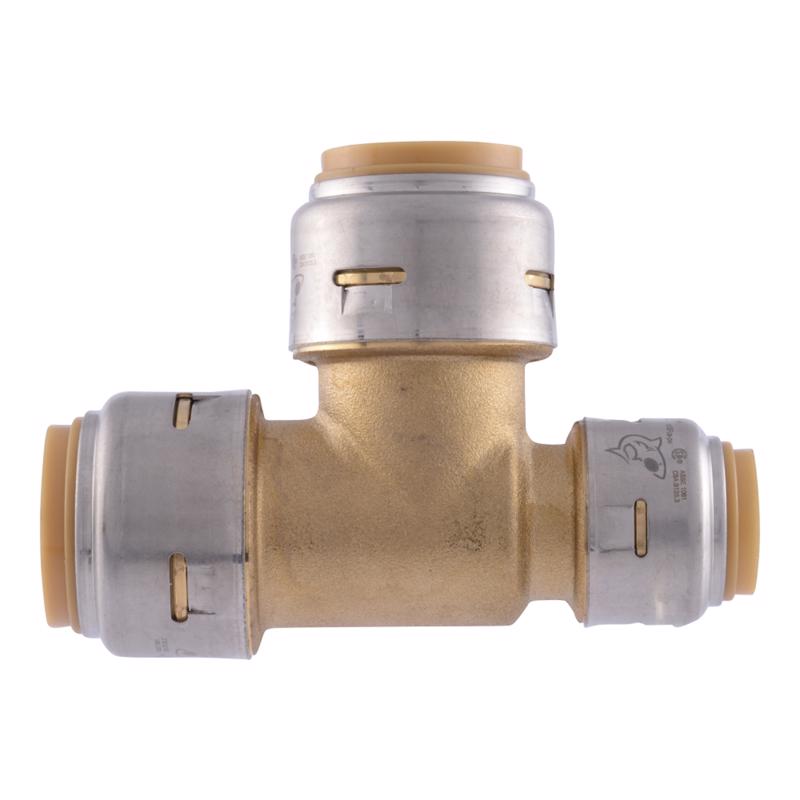 SharkBite Push to Connect 3/4 in. PTC x 1/2 in. D PF Brass Reducing Tee