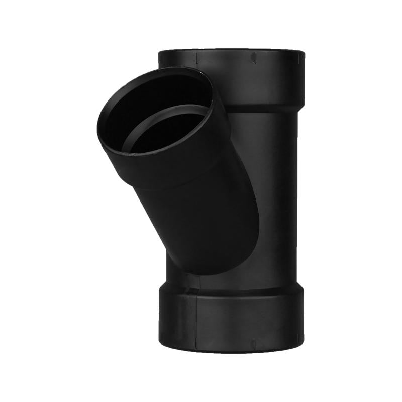 Charlotte Pipe 4 in. Hub X 4 in. Hub ABS Wye