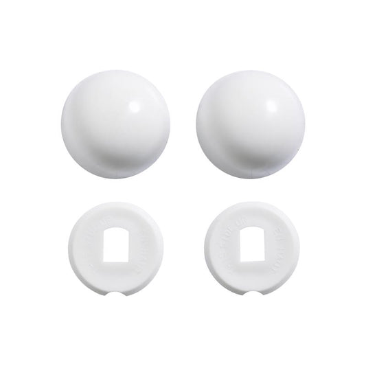 Kohler Toilet Bolt Caps White Plastic