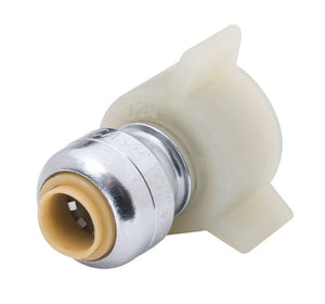 SharkBite 1/4 in. Push X 7/8 in. PTC Brass Straight Stop Valve U3531LFA