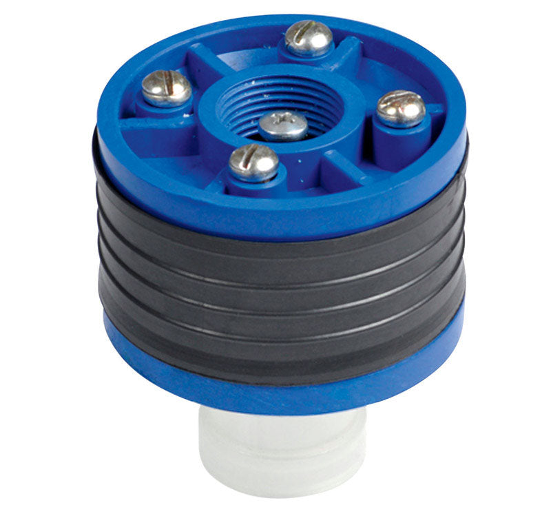 Campbell 4 in. Black Plastic Basement Flood Stopper